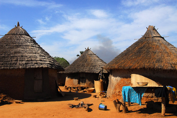 The people keep their village very clean