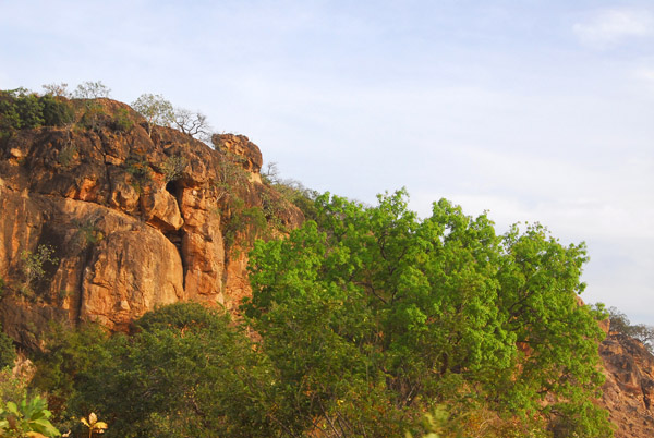 Rocky outcropping along the road to Tambaga, Mali
