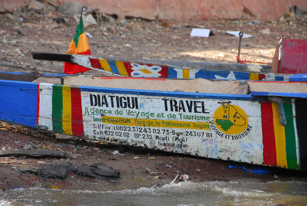 Rotel arranged our boat trip with Diatigui Travel in Mopti