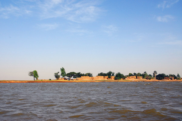Looking across the Niger River during the season of high water