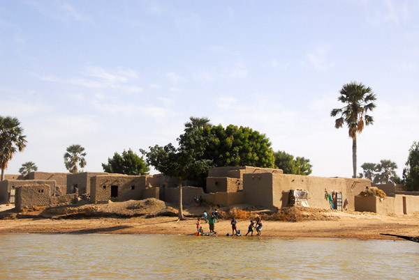 Village along the Niger River, Mali