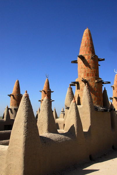 Roof of Kotaka Mosque, Mali