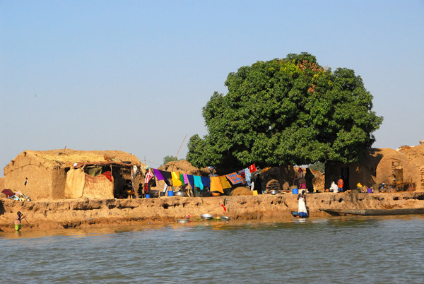 Niger River village, Mali