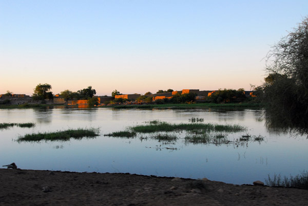 The Niger River at Ayorou, Niger, early morning