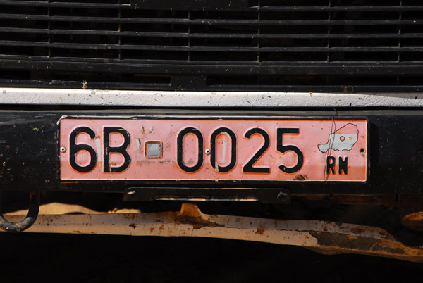 License plate - Republic of Niger