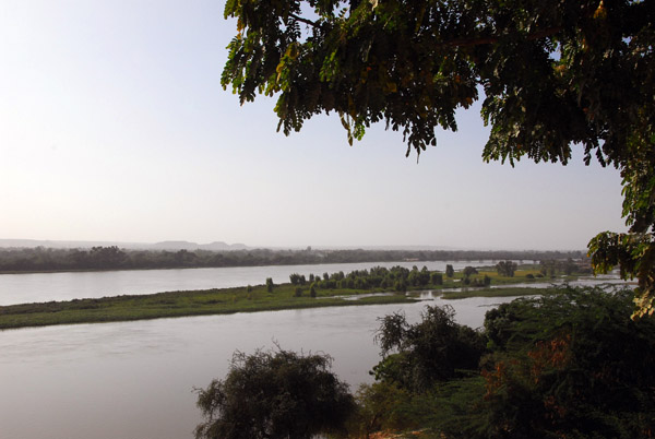 View of the Niger River from the Hôtel Le Sahel patio, Niamey