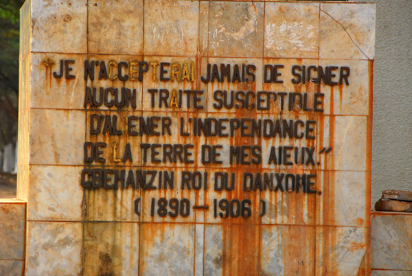 King Béhanzin of Dahomey Monument, Abomey