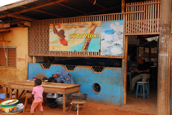 Nescafe ad, Abomey, Benin