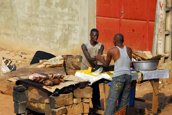 Roadside grill, Parakou, Benin