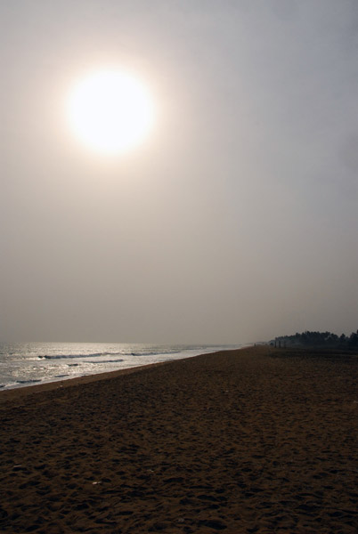 Hazy skies of coastal West Africa