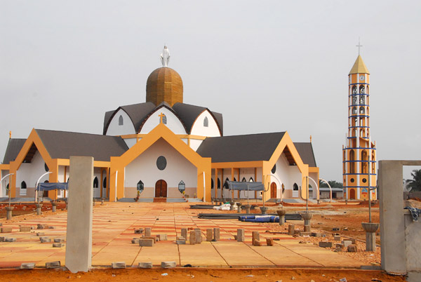 Allada, Benin, is building a giant new church