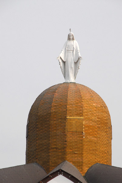 St. Mary atop the dome, Allada, Benin