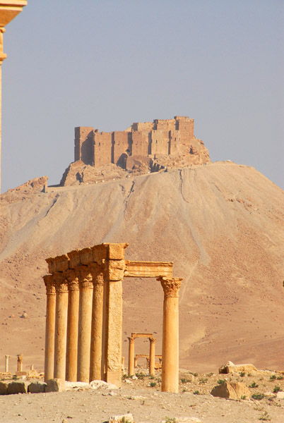 A thousand years apart - ancient ruins and Arab Citadel