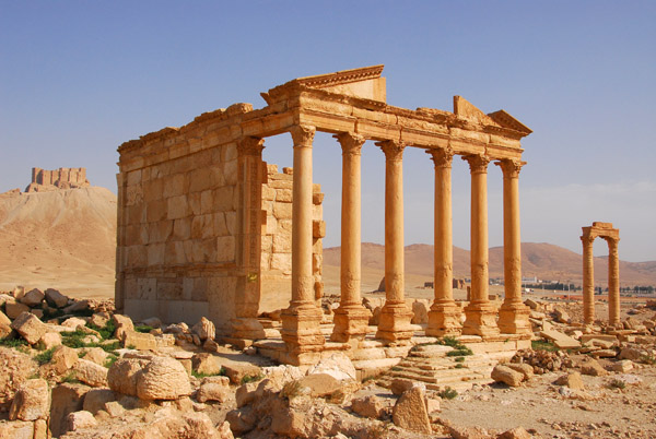 2nd century funarary temple at the far end of the Great Colonnade, Palmyra
