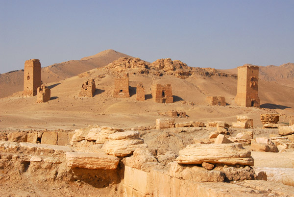 Western Necropolis from the Camp of Diocletian, Palmyra
