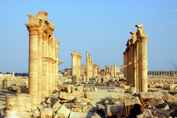 Western end of the Great Colonnade, Palmyra