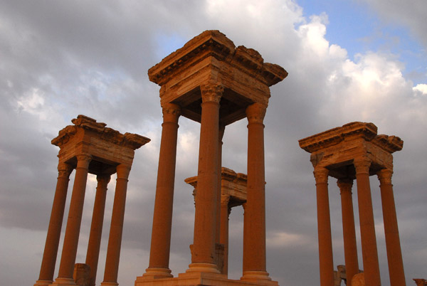 Tetrapylon, the main crossroads of Palmyra
