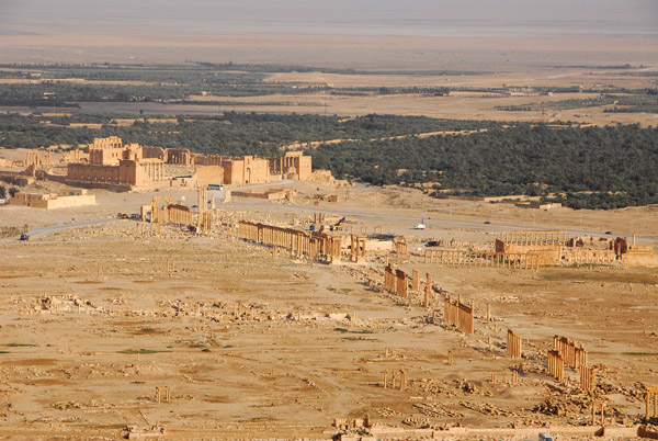 The ancient ruins at Palmyra, a World Heritage Site