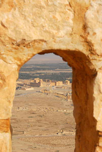 View through a window, Palmyra