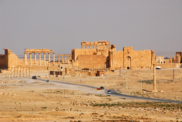 The vast Sanctuary of Bel is the largest of the Palmyran ruins