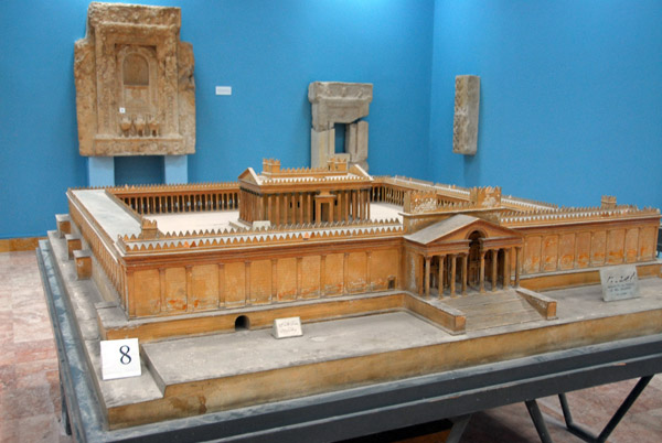A model of the Sanctuary of Bel before it fell into ruins