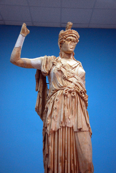 Statue of Athena (3rd C AD) from the Temple of Allat