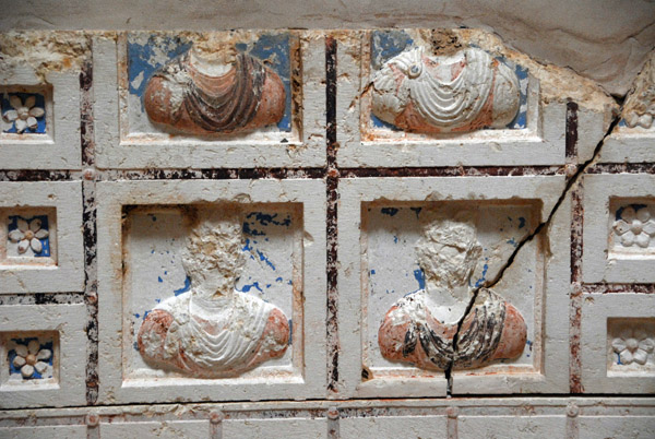 Ceiling of the ground floor of the Tomb of Elhabel, Palmyra