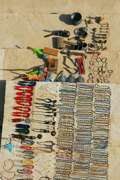 The souvenir sellers wares, Palmyra