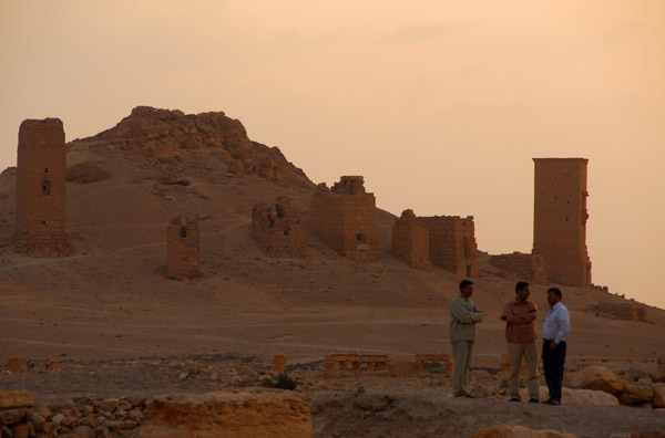 The Western Necropolis from the Colonnade at dusk