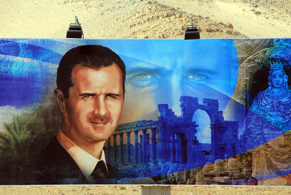 Bashar welcomes you to Palmyra