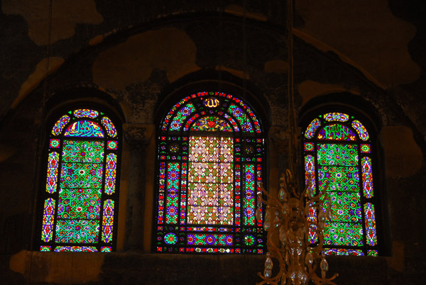 Stained glass windows, Umayyad Mosque, Damascus