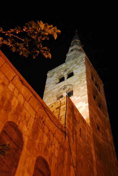 Minaret of Jesus at night