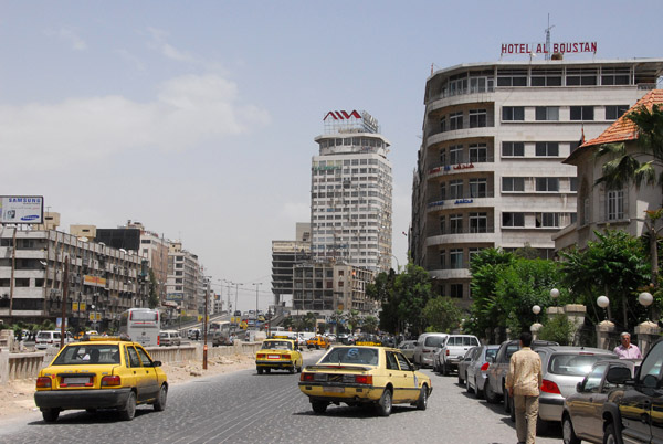 Shukri al Quwatli Street, heading for Al Sham Square, Damascus