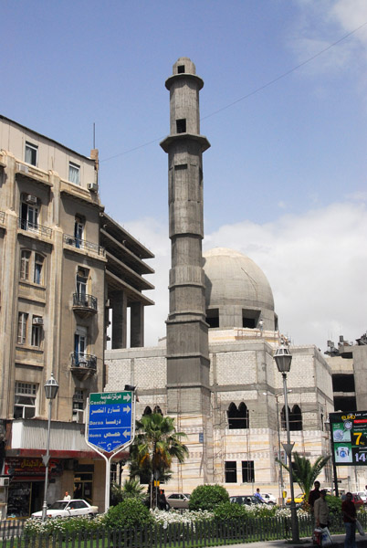 New mosque under construction, Damascus
