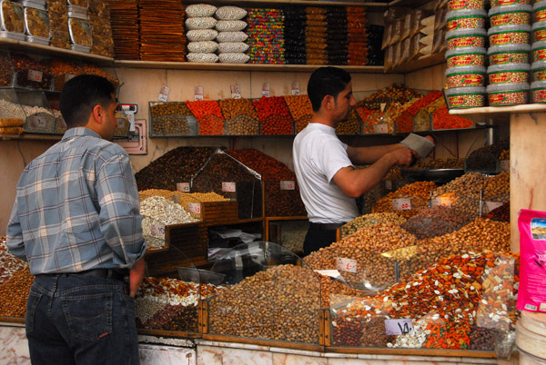 Corner shop selling nuts, Damascus