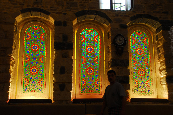 Stained glass, Hammam al-Zahiriya, Damascus