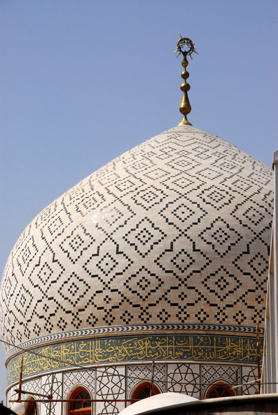 Tiled dome of the Rouqayya Mosque