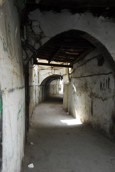 Deserted passage in the old town, Damascus