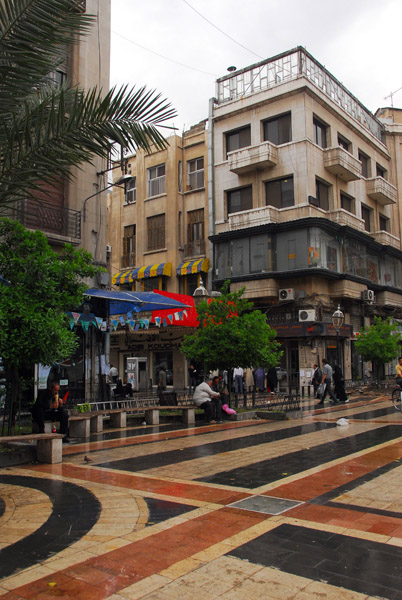 Pedestrian plaza in the Old City