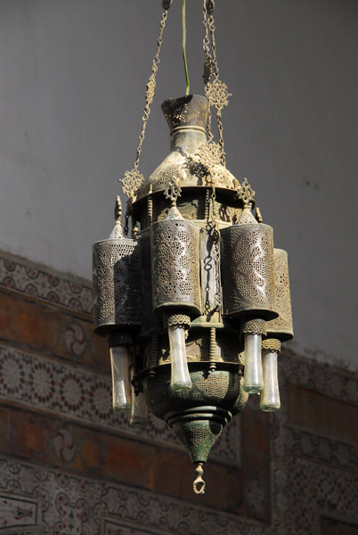 Ornate lamp, Azem Palace