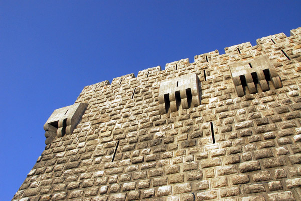 The Citadel of Damascus marks the northwest corner of the Old City