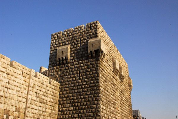 The Citadel of Damascus, built on the foundations of Roman fortifications