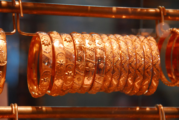 Gold jewelry, Souk Bzouriyeh, Damascus