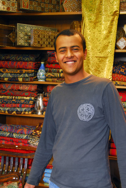 Souvenir shop beneath the Minaret of Jesus