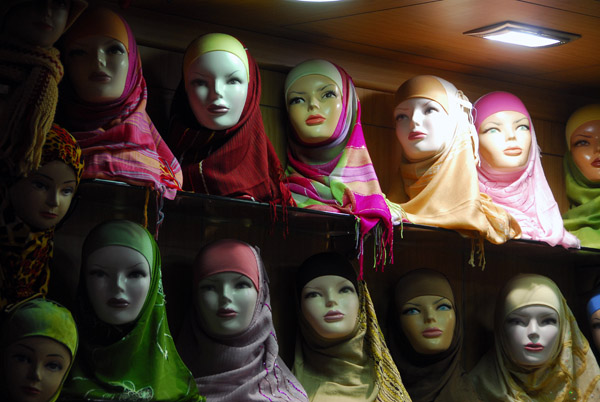 Women's head scarfs, Al Hamidiye Souq, Damascus