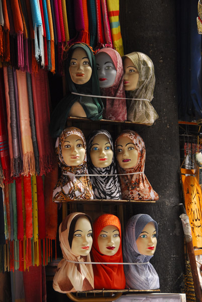 Head scarfs, Al Hamidiyeh Souq