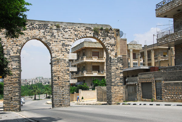 Remains of an aqueduct, Hama, Syria