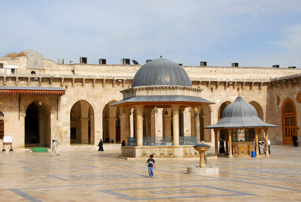 Courtyard of the Umayyad Mosque (Great Mosque), Aleppo