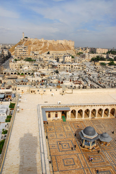 View from the Umayad Mosque towards the Citadel