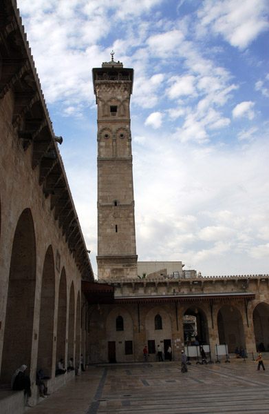 Minaret of the Umayyad Mosque in the NW corner